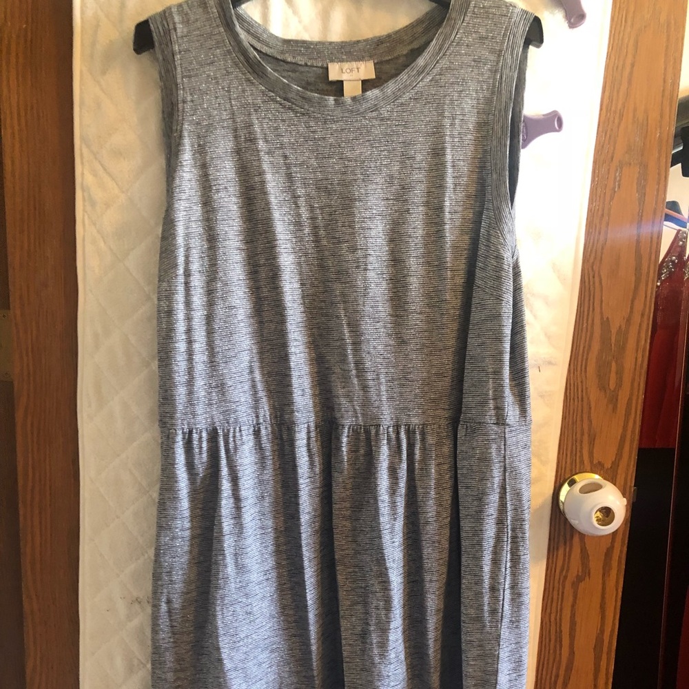 Gray and sliver dress